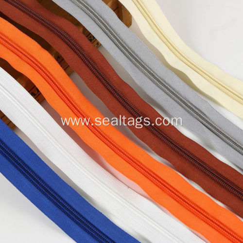 Colorful Nylon Metal Invisible Zipper